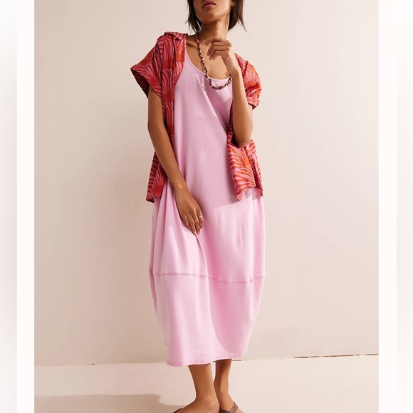 Free People Beach Perth Barrel Midi Dress Women’s Small Bohemian Beachy - Picture 2 of 7